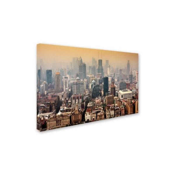 Philippe Hugonnard 'Shanghai Tower' Canvas Art,16x24